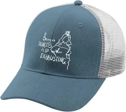 Vista 2 de devor Baseball Caps Being a Princess is so Exhausting Dad Hat for Men Funny Denim Cap Adjustable