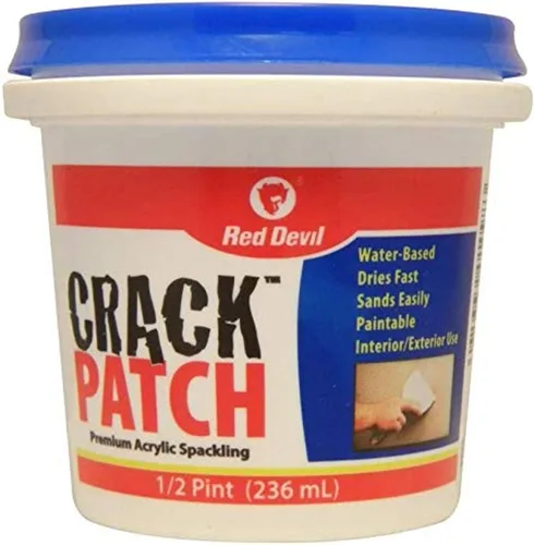 Vista 8 de Red Devil 0804 Crack Patch Premium Acrylic Spackling - Paquete de 6