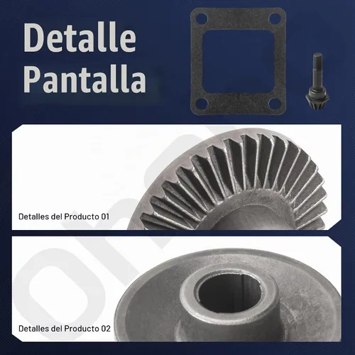 Vista 3 de Ohoho 104-8671 92-5790 105-6839 Kit de engranajes de transmisión