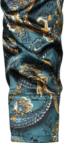 Vista 6 de ZEROYAA Men's Hipster Fitted Silk Like Satin Dress Shirt Long Sleeve Button Down Printed Shirt for Party Prom