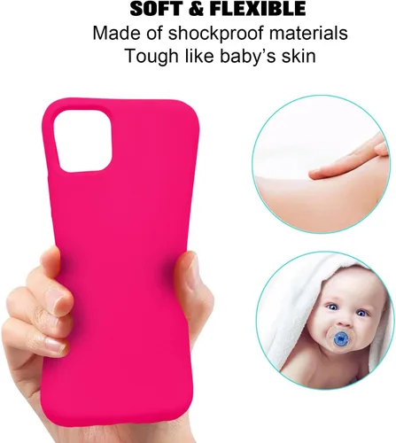 Vista 5 de ZUSLAB Funda compatible con Apple iPhone 11 Pro Max Phone Funda protectora de goma de gel de silicona, delgada y rígida a prueba de golpes, funda