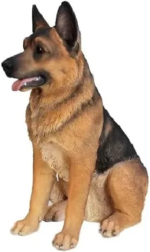 Vista 3 de Hi-Line Gift Ltd Perro sentado - pastor alemán - grande