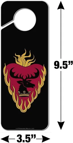 Vista 6 de GRAPHICS & MORE Juego de Tronos Stannis Baratheon Sigil - Perilla de puerta de plástico