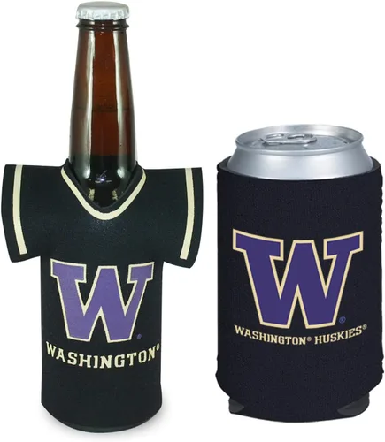 Vista 115 de College Team Color Logo Can & Bottle Holder Insulator Beverage Cooler Set