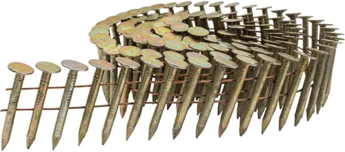 Vista 5 de 1-1/4 pulgadas x 0.120 pulgadas - 15 grados - Clavos de techo en espiral de soldadura de alambre - electro-galvanizado - Caja pequeña ~ 360 clavos