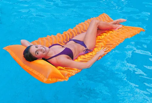 Vista 6 de Intex - Tote-N-Float Wave - Tapete inflable (90 x 34 pulgadas), (los colores pueden variar) (paquete de 2)