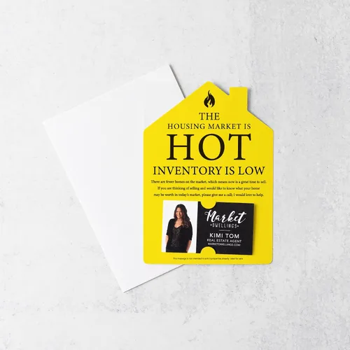 Vista 2 de Set of "The Housing Market is Hot Inventory is Low" Mailer Envelopes Included M20-M001