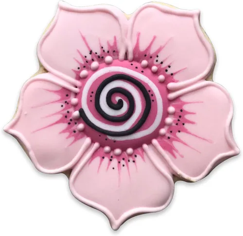 Vista 2 de LILIAO Spring Kapok Flower - Cortador de galletas (3,5 x 3,5 pulgadas), acero inoxidable