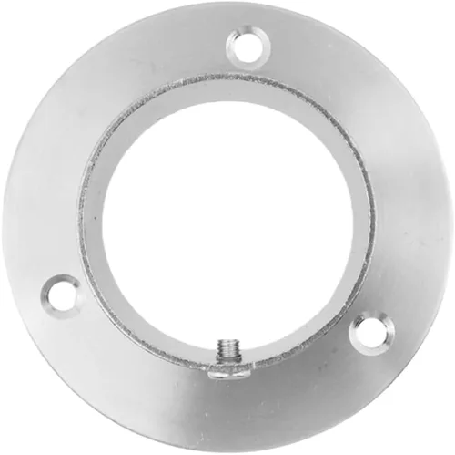 Vista 5 de 4 piezas de 2.008 in/2 pulgadas de diámetro de acero inoxidable para armario de armario de armario soporte de extremo de zócalo de soporte, soporte
