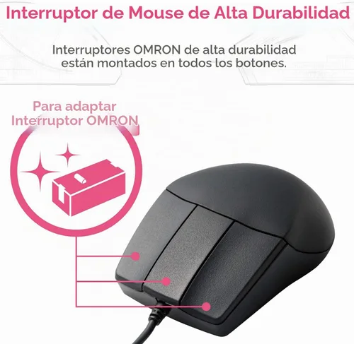 Vista 6 de ELECOM - Marca japonesa- Conexión por cable, mouse básico 3D-CAD, sin rueda de desplazamiento, mouse de computadora de 3 botones con seguimiento