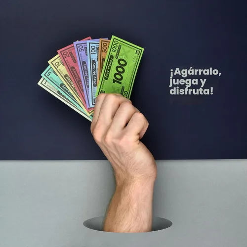 Vista 8 de Queensell Dinero de juego adecuado para juegos de mesa Monopoly – 480 piezas de 60 billetes de cada denominación – Papel de impresión de doble cara