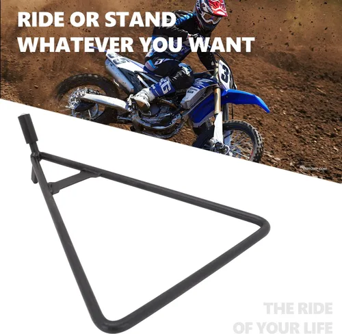 Vista 4 de AnXin Soporte para Motocicleta Soporte para Dirt Bike Pata de Cabra Universal para 80-500cc Supermoto Motocross Enduro Pit Bike - Negro