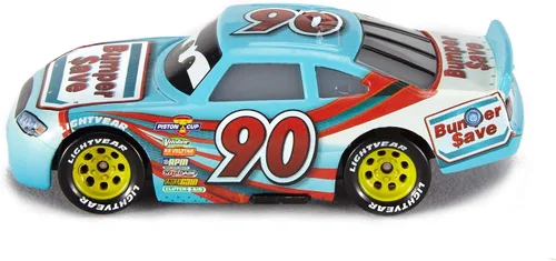 Vista 3 de Auto de juguete Disney/Pixar Cars 3, Ponchy Wipeout (con resguardo trasero), vehículo die-cast