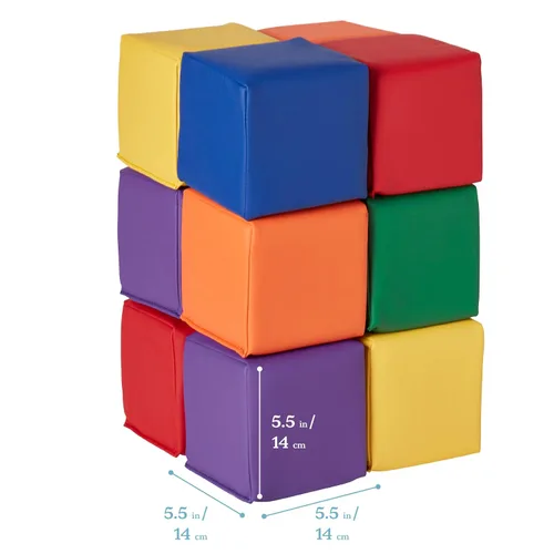 Vista 2 de ECR4Kids Softzone - Bloques blandos para niños (12 piezas)