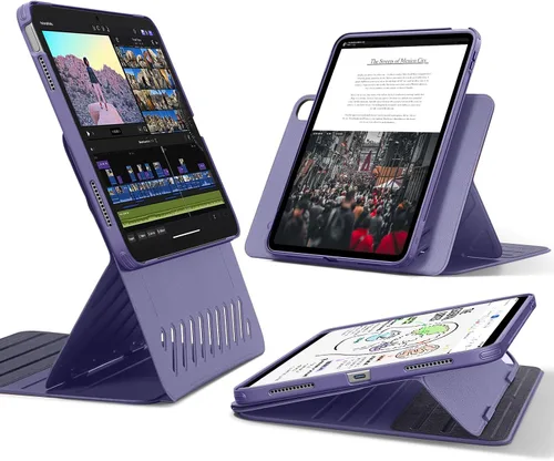 Vista 10 de ESR Funda para iPad A16, Funda para iPad de 11ª/10ª Generación (2025/2022), Cubierta Magnética Extraíble, Soporte Ajustable Vertical/Horizontal