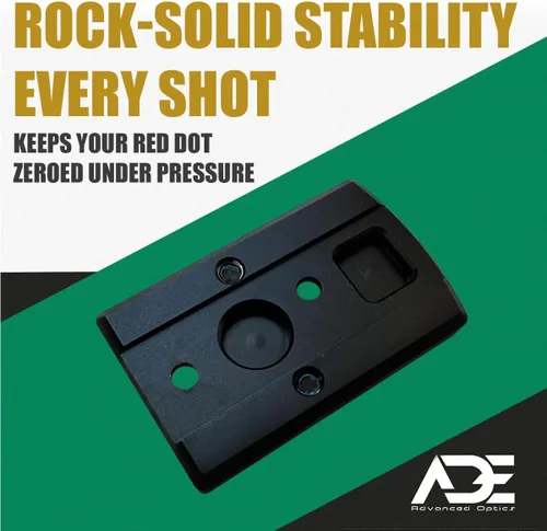 Vista 5 de ADE Advanced Optics Placa de montaje para Ruger 57 / Ruger 5.7 – Adaptador de cola de milano de precisión para RMR Footprint Red Dot – Compatible