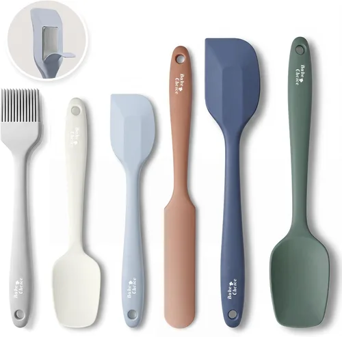 Vista 9 de Bake Choice Juego de espátulas de silicona resistentes al calor de 2 piezas