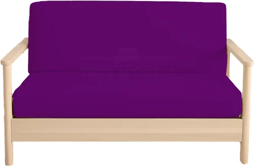 Vista 23 de Fundas para futón sin brazos tamaño individual, fundas de futón 100% algodón egipcio, funda de sofá con cremallera, protector de sofá cama, funda