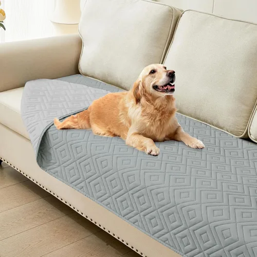 Vista 53 de hyha Manta impermeable para perros, funda suave para cama de perro, mantas para mascotas, funda impermeable para sofá y sillón para perros lavable