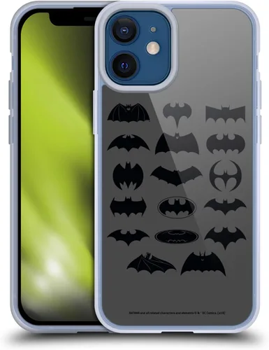 Vista 64 de Head Case Designs Funda de gel con licencia oficial de Batman DC Comics Bat Signal Logos [protección de grado militar] compatible con Apple iPhone 7