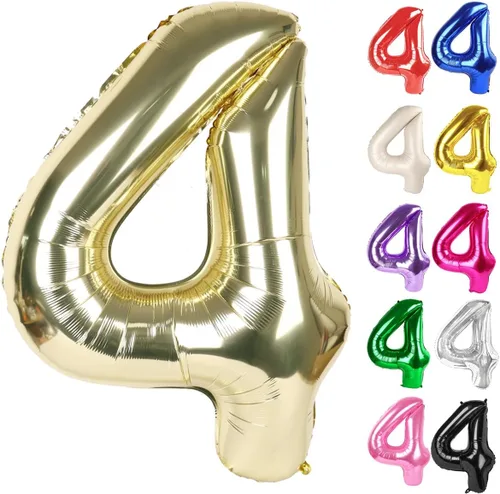 Vista 134 de Globo negro del número 0 de 40 pulgadas – globo número 0, decoraciones