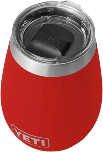 Vista 21 de YETI Rambler - Vaso de vino de 10 onzas, aislado al vacío, de acero inoxidable con tapa MagSlider, color azul marino