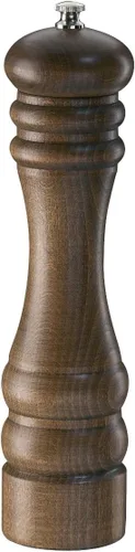 Vista 3 de Zassenhaus Molinillo de sal de madera de Berlín, molinillo de sal manual recargable, 7.1 pulgadas (teñido oscuro)