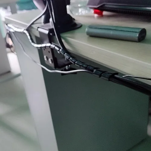 Vista 7 de Othmro 1 funda de cable en espiral de polietileno de 9 pies, 1.102 in/1.10 pulgadas de diámetro, funda de alambre expandible, tubo de envoltura