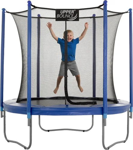 Vista 8 de Machrus Upper Bounce Round Trampoline Outdoor Backyard with Enclosure Net, Recreational, Gymnastics Activity for Kids and Adults