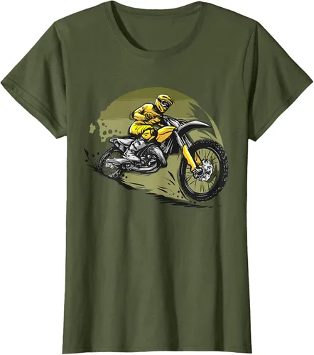 Vista 81 de Camiseta de motocross Supermotard Enduro, Negro, S
