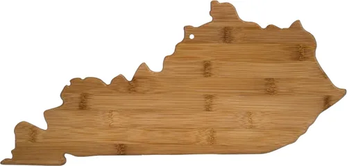 Vista 28 de Tabla para cortar y servir modelo Alabama de Totally Bamboo, de bambú 100%, para cocina y entretenimiento, Alabama, Marrón