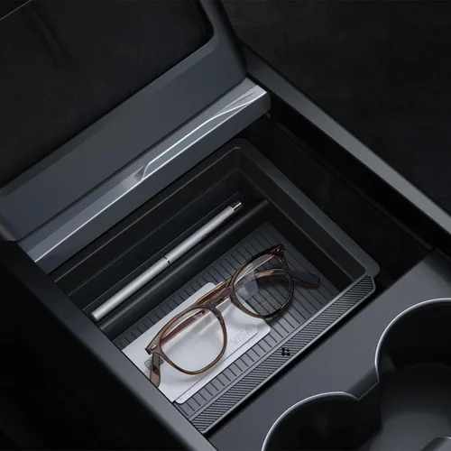 Vista 12 de Spigen Organizadores de consola y reposabrazos para Tesla Model Y Juniper