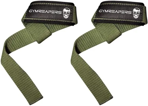 Vista 14 de Gymreapers - Correas de muñeca para levantamiento de pesas, culturismo, levantamiento de potencia, entrenamiento de fuerza, peso muerto y remo - De
