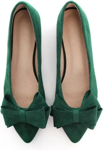 Vista 2 de TN TANGNEST Zapatos de vestir con punta puntiaguda y cómodos para mujer