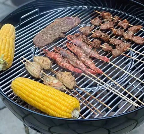 Vista 7 de GasSaf Rejillas de repuesto para Weber 8835, parrillas de carbón de 22.5 pulgadas, hervidor, intérprete, Master-Touch y otros, sistema de barbacoa