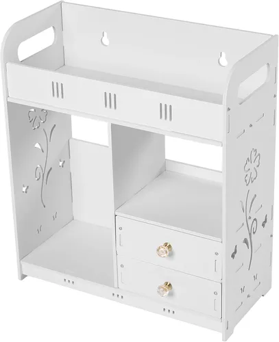 Vista 4 de Armario de pared para baño, gabinete de medicina, gabinete de baño, armario de pared de baño, armarios de pared para almacenamiento de baño con cajón