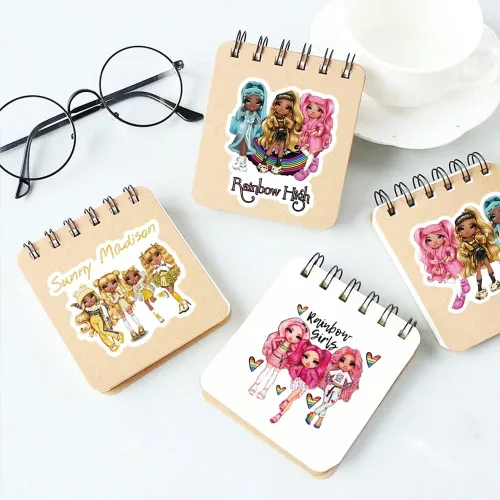 Vista 6 de 60 calcomanías de arco iris, lindas calcomanías de vinilo de estética de dibujos animados impermeables para casco, laptop, botellas de agua, álbumes