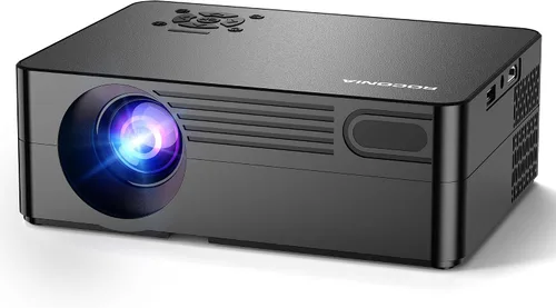 Vista 9 de Proyector para exteriores con WiFi y Bluetooth, brillo 3000, proyector inteligente portátil con aplicaciones oficiales con licencia y enfoque