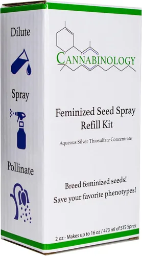 Vista 4 de Kit de recambio de 16 onzas – Solución de tiosulfato de plata de 2 onzas líquidas (hace 16 oz STS Spray) Spray de semillas feminizadas Kit