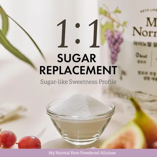 Vista 6 de My Normal Alulosa Keto de 32 onzas + Alulosa Keto de 16 onzas con mezcla de alulosa, fruta de monje y stevia, edulcorante cero calorías, sustituto