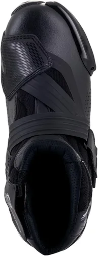 Vista 5 de Alpinestars SMX-1 R V2 - Botas de motocicleta ventiladas para hombre, botas de equitación cortas, con certificación CE Negro/Negro