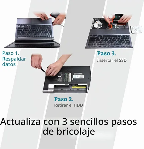 Vista 9 de Silicon Power 512GB SSD 3D NAND A55 SLC Cache Performance Boost SATA III 2.5" 7mm (0.28") SSD Unidad interna de estado sólido (SU512GBSS3A55S25EC)