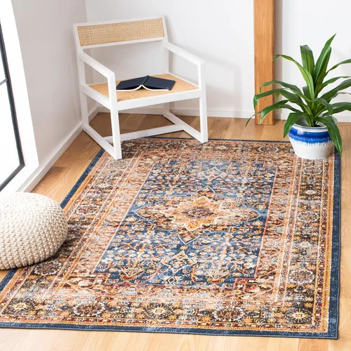 Vista 70 de SAFAVIEH Bijar Collection - Alfombra decorativa de 2 pies 3 pulgadas x 4 pies, marfil y óxido, diseño oriental envejecido, no desprende pelusa