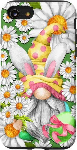 Vista 18 de Funny Easter Gnome Graphic for Women Teachers and Daisy Mom Case for iPhone 17