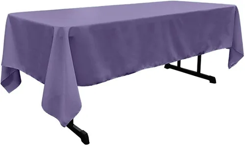 Vista 61 de New Creations Fabric & Foam Inc - Mantel rectangular de popelina de poliéster de 60 pulgadas de ancho por 120 pulgadas de largo. (Avocado)