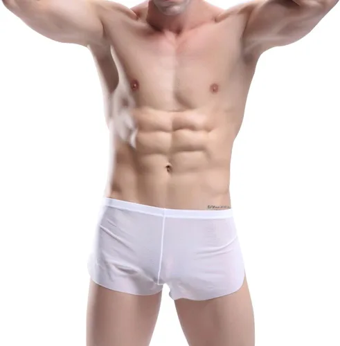 Vista 3 de YiZYiF Men's Split Side Boxer Briefs Underwear Breathable Panties