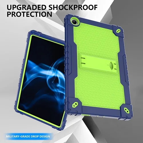 Vista 4 de Para Onn 10.4 Tablet Pro 2023 Modelo: 100110603 Funda protectora híbrida de alta resistencia con correa para el hombro para Walmart Onn 10.4 Tablet