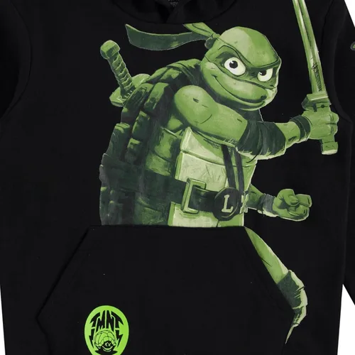 Vista 6 de Teenage Mutant Ninja Turtles Conjunto de sudadera con capucha y pantalones deportivos para niños pequeños y grandes, tallas 4-20