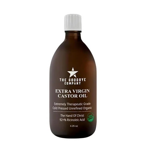 Vista 10 de The Goodbye Company Aceite de ricino orgánico USDA para el crecimiento de pestañas y cejas, 100% puro prensado en frío, sin hexano, 2.0 fl oz