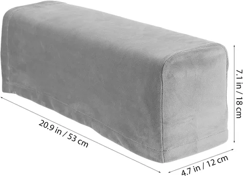 Vista 5 de VICASKY Juego de 2 fundas para sofá y sillas, protectores de sillón, funda de escritorio con fundas para sofá y muebles